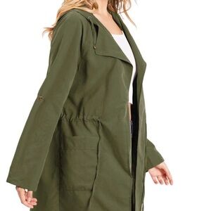 Love Tree Olive Green Outerwear